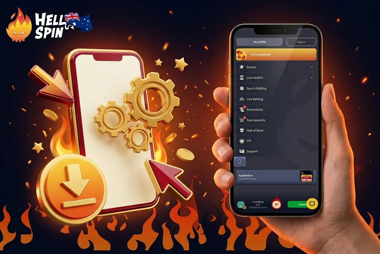 HellSpin casino app for Android and iOS