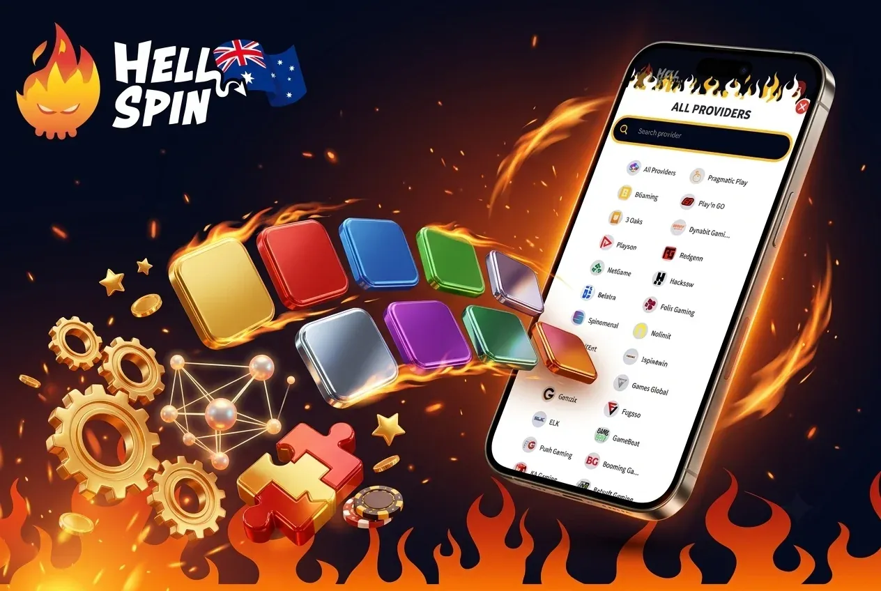 Software providers behind the HellSpin game library