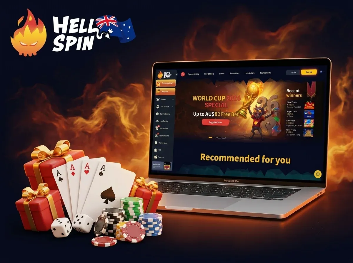 Play real money pokies, live casino and sports betting at HellSpin Casino Australia